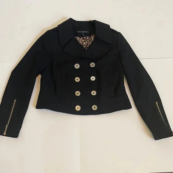 White House Black Market Double Breasted Cropped Blazer, women’s sz small Petite - Picture 4 of 14